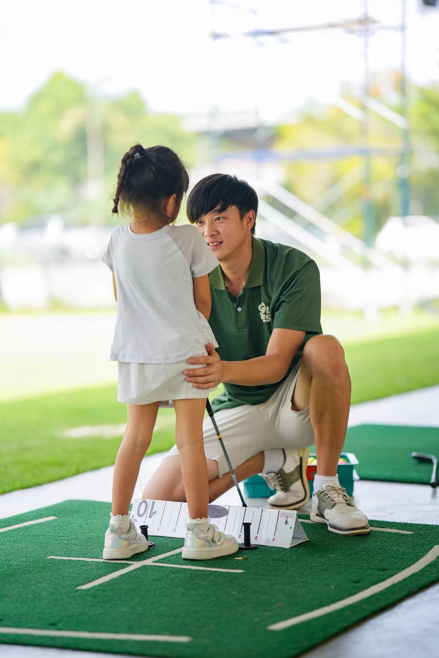 Junior coaching session at GOLFNEST Academy